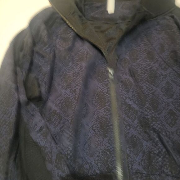 Athleta Jacket Size M Black and Blue - Picture 3 of 8